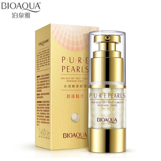 Crema Pure Pearls BIOAQUA | Reduce la Apariencia de Ojeras y Bolsas